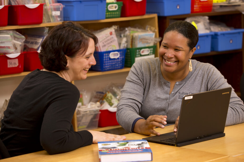 teachers making classroom lesson plan